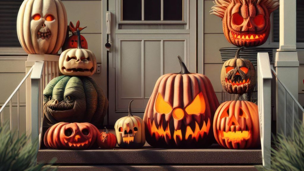 Halloween Porch AI – Bing Wallpaper Download