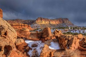 Capitol Reef Snow