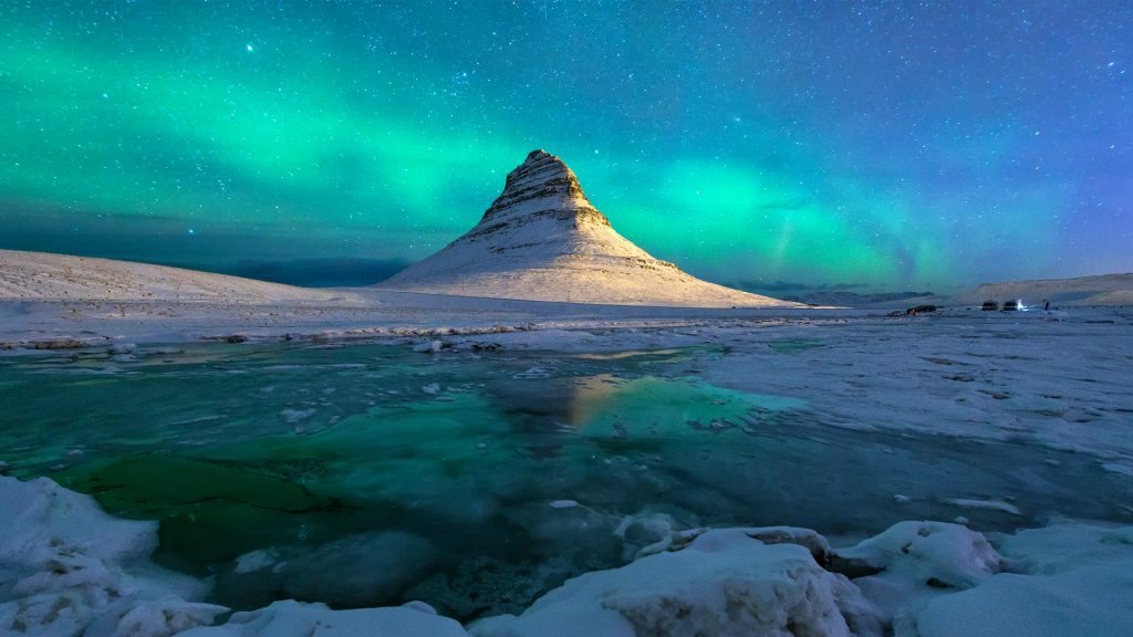 Kirkjufell Aurora