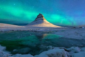 Kirkjufell Aurora