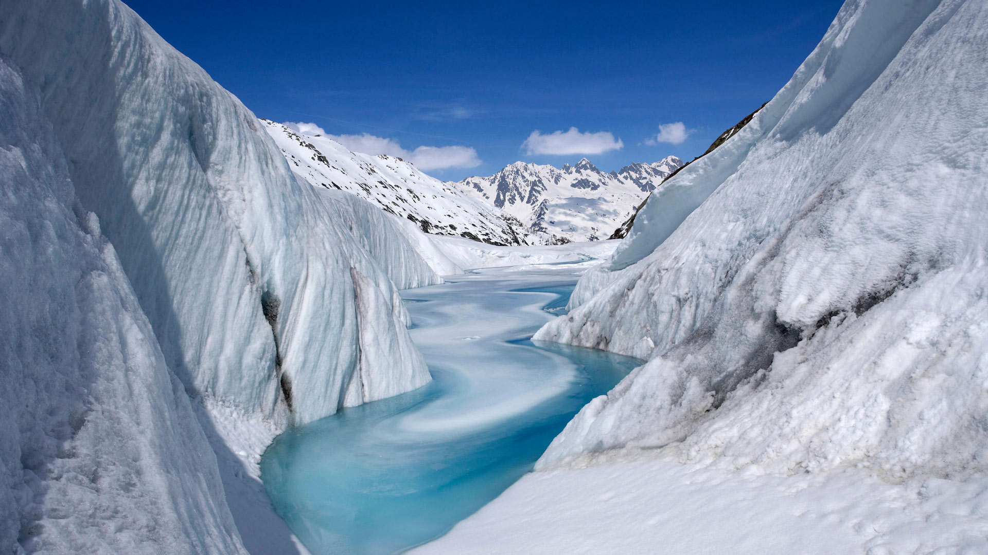 Mont Blanc Glacier