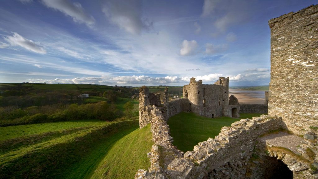 Llansteffan Castle Wales