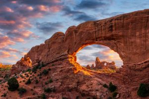 Sunset Arches NP