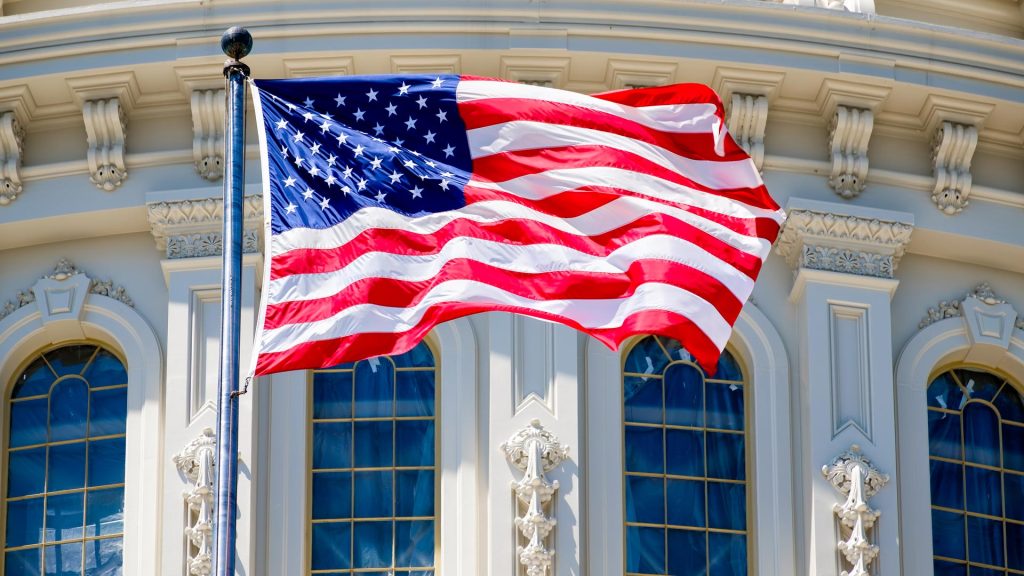 Flag Capitol DC