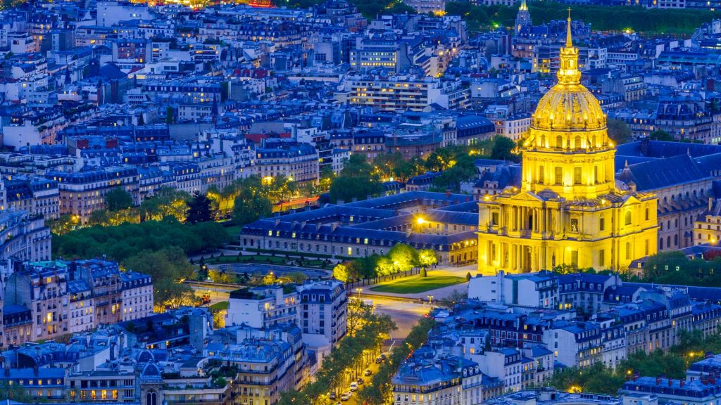 Pantheon Paris Night