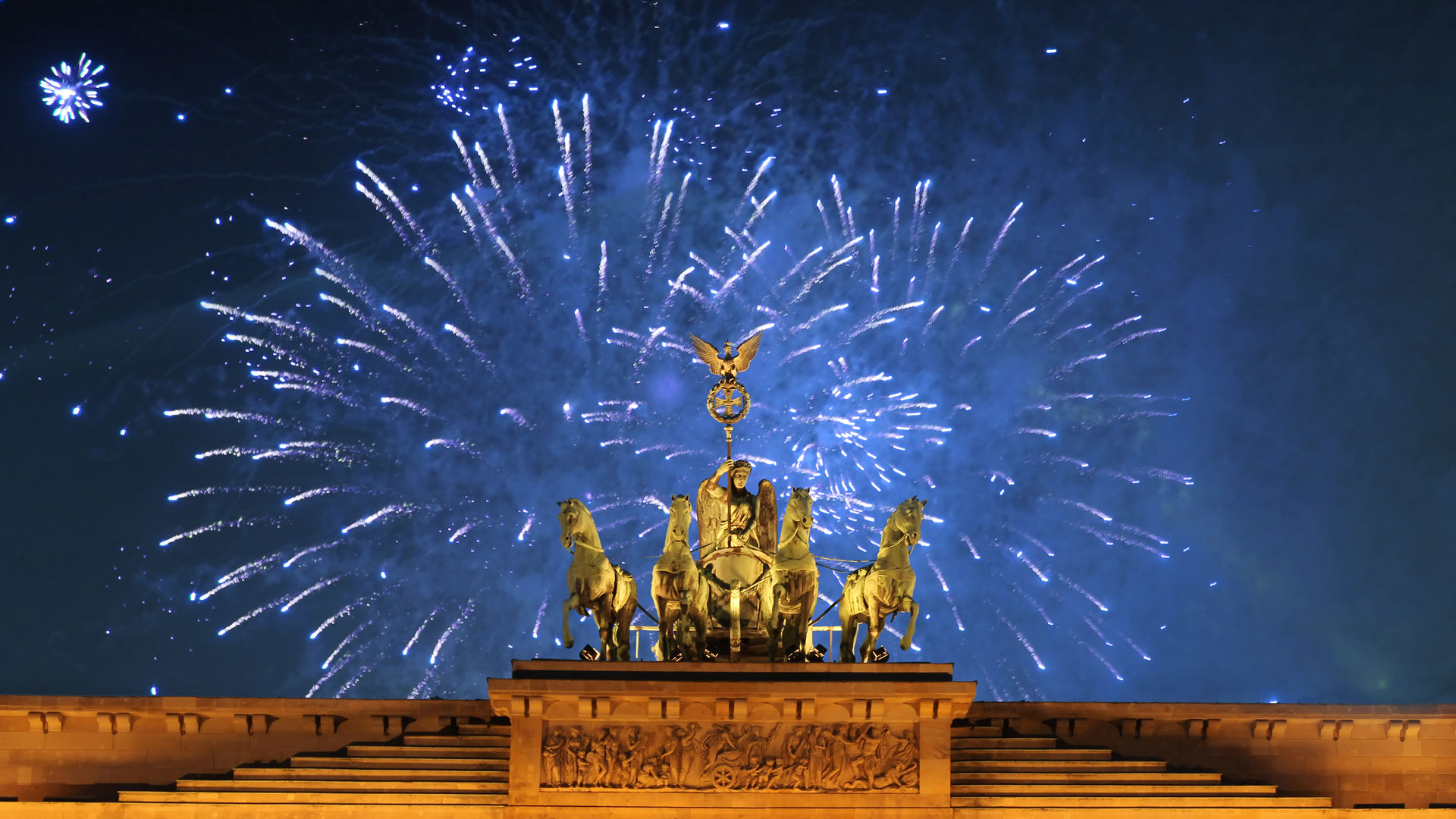 Brandenburg Gate Fireworks